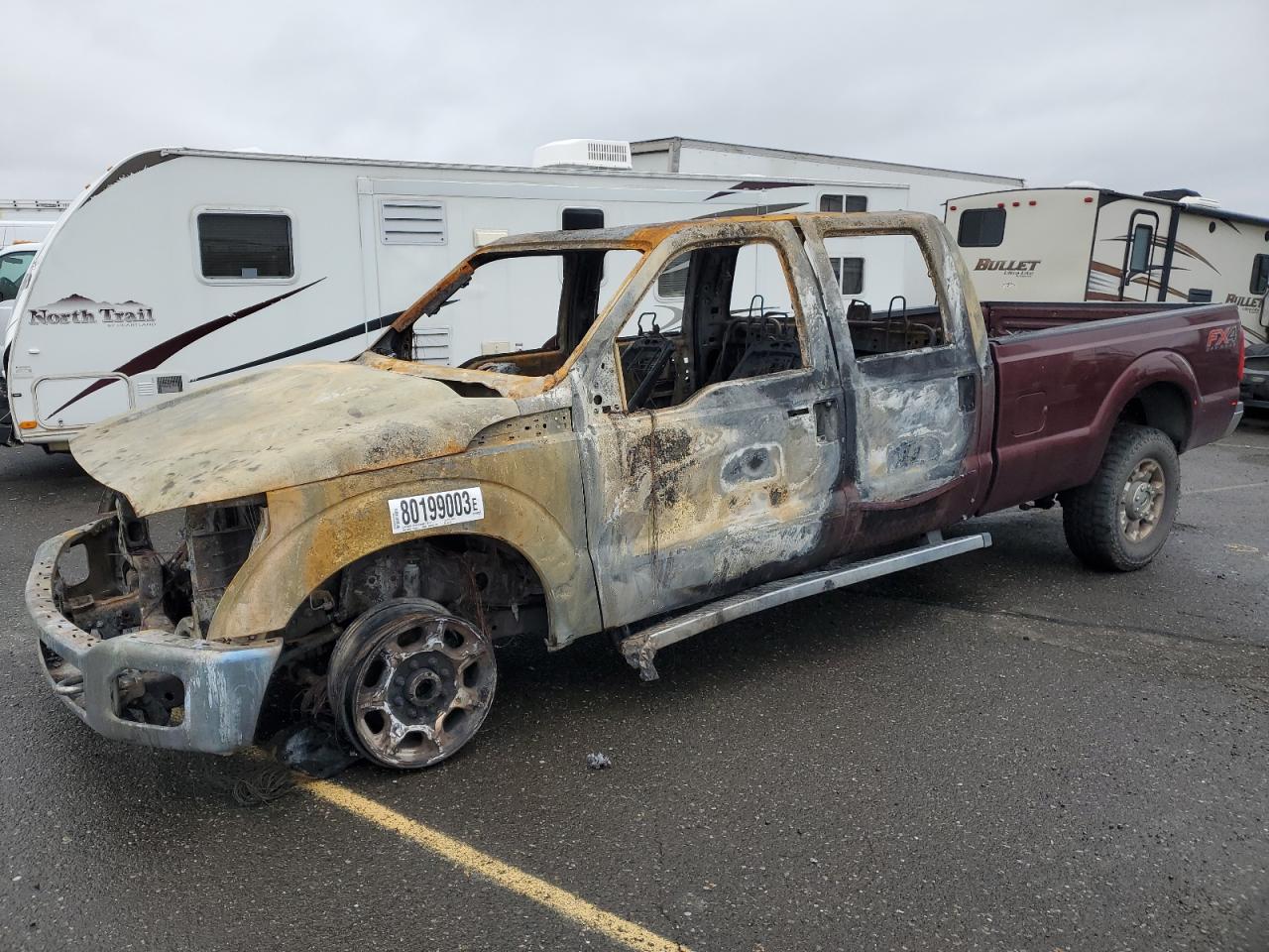 Image 1 of 2012 FORD F350 SUPER DUTY 2012 with VIN 1FT8W3BT3CEB22174
