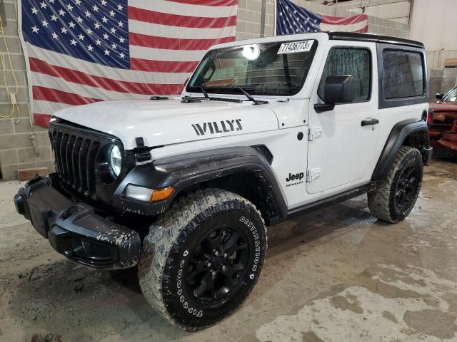 Image 1 of 2022 JEEP WRANGLER SPORT 2022 with VIN 1C4GJXAN1NW148645