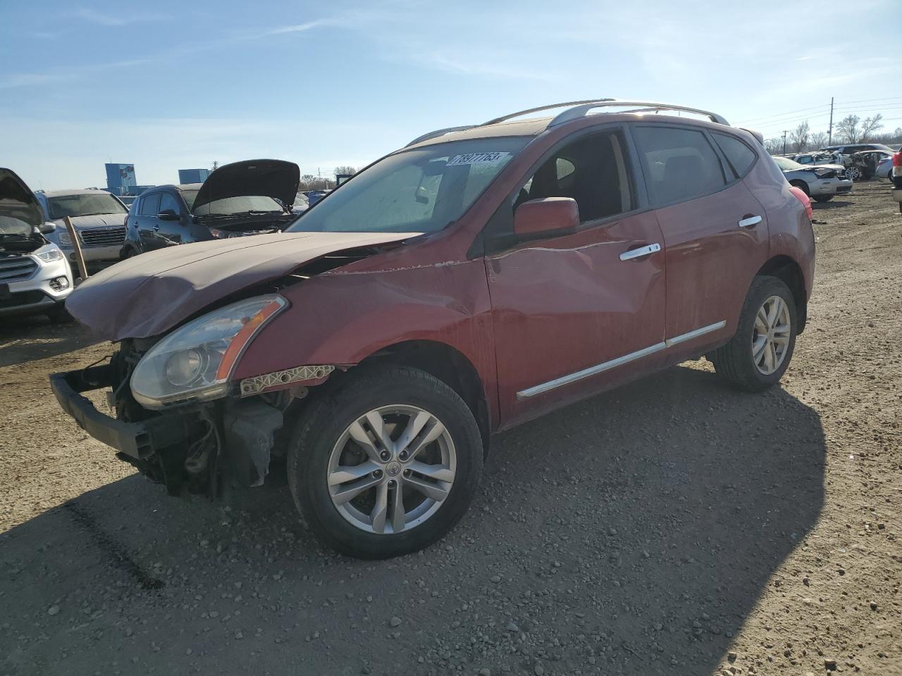 Image 1 of 2013 NISSAN ROGUE S 2013 with VIN JN8AS5MTXDW018707