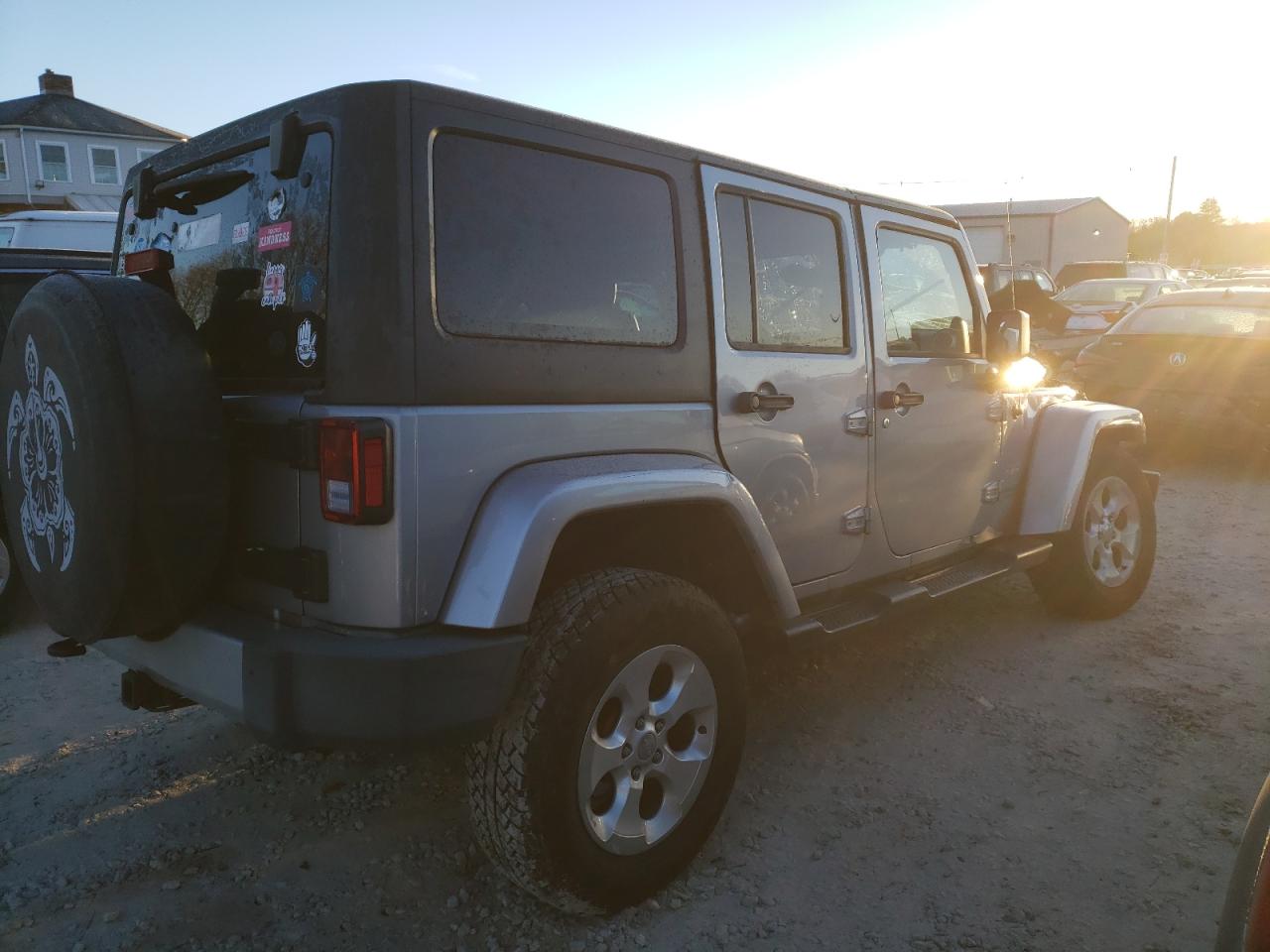 Image 3 of 2014 JEEP WRANGLER UNLIMITED SAHARA 2014 with VIN 1C4BJWEG1EL318049
