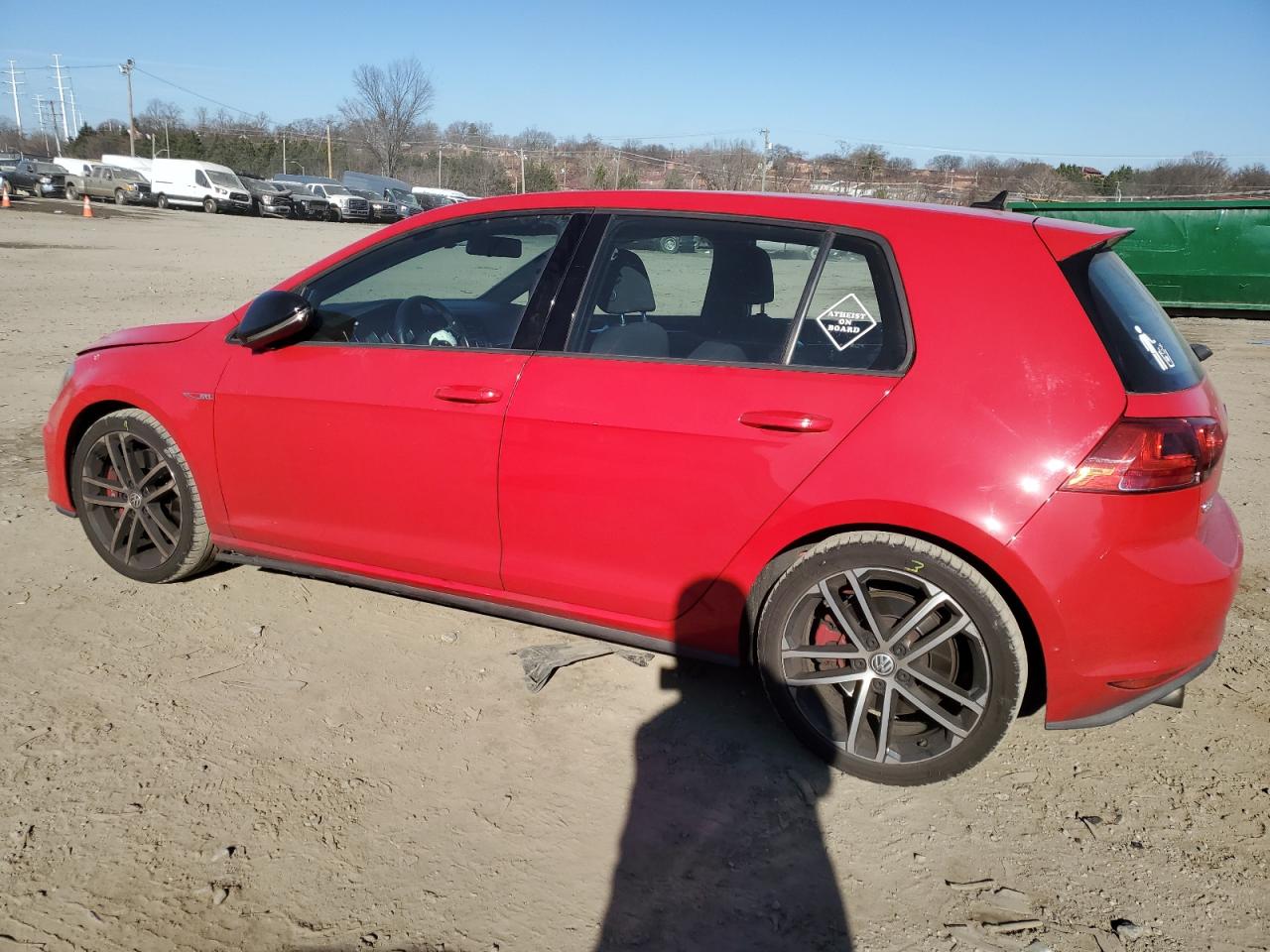 Image 2 of 2017 VOLKSWAGEN GTI SPORT 2017 with VIN 3VW547AU6HM071018