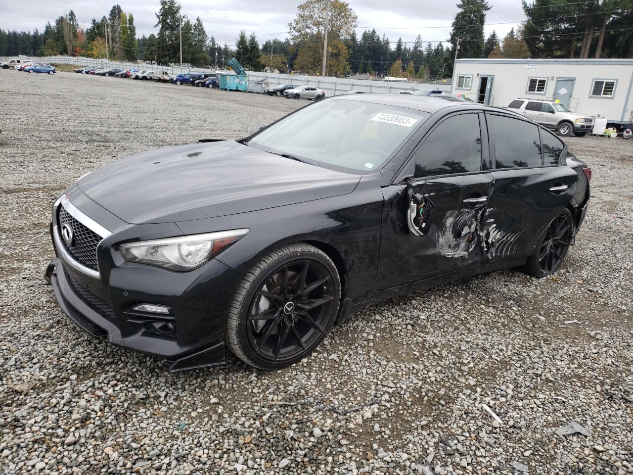 Image 1 of 2014 INFINITI Q50 HYBRID PREMIUM 2014 with VIN JN1AV7AR8EM701643
