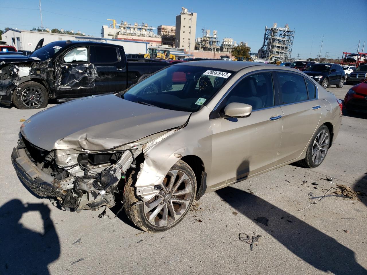 Image 1 of 2015 HONDA ACCORD SPORT 2015 with VIN 1HGCR2F57FA035625