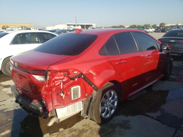 Image 3 of 2020 TOYOTA COROLLA LE 2020 with VIN JTDEPRAE1LJ032115