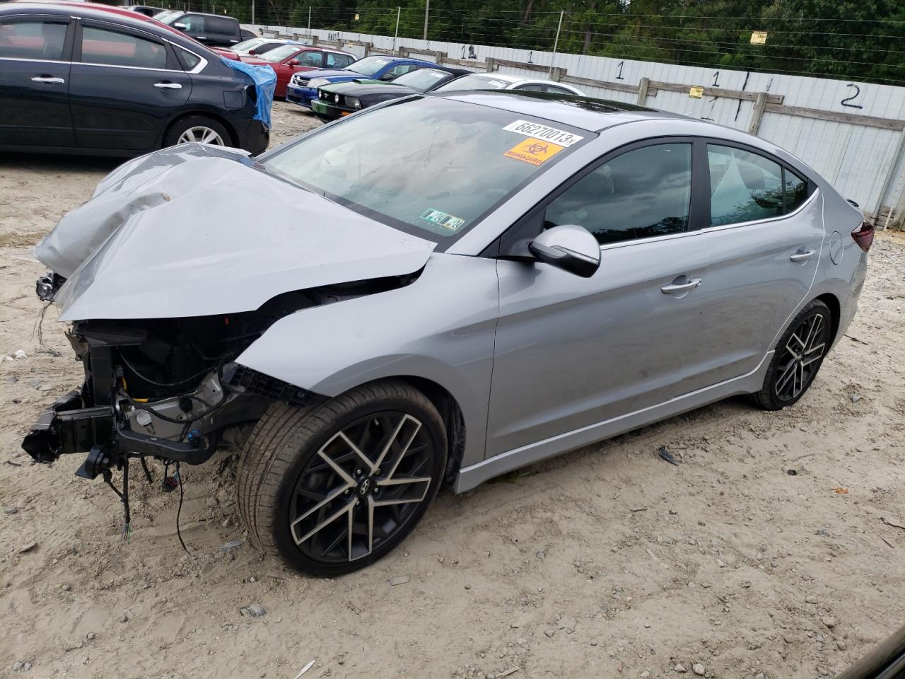 Изображение 1 2020 HYUNDAI ELANTRA SPORT 2020 с VIN KMHD04LB4LU017379