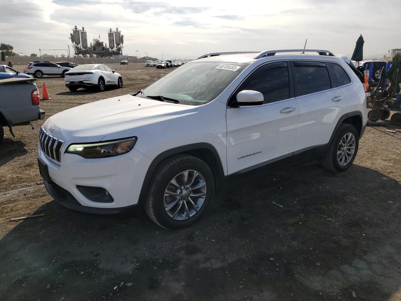 Image 1 of 2019 JEEP CHEROKEE LATITUDE PLUS 2019 with VIN 1C4PJLLB6KD263356