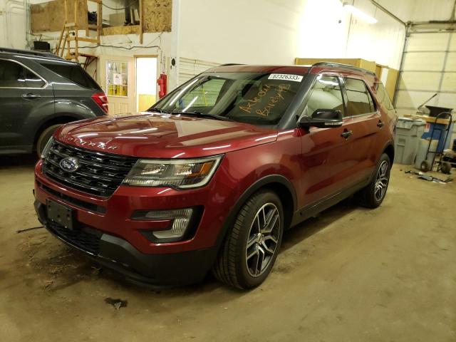 Изображение 1 2016 FORD EXPLORER SPORT 2016 с VIN 1FM5K8GT0GGC12621
