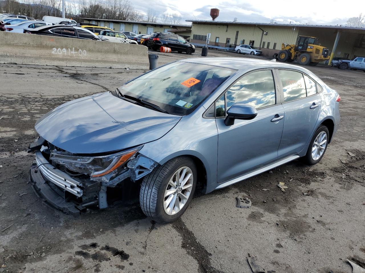 Image 1 of 2021 TOYOTA COROLLA LE 2021 with VIN JTDVPMAE1MJ166983