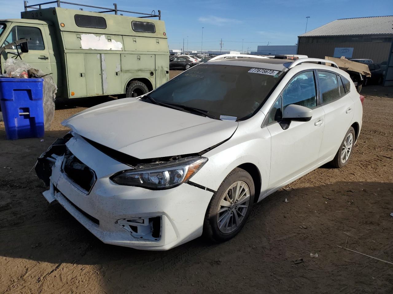Image 1 of 2017 SUBARU IMPREZA PREMIUM 2017 with VIN 4S3GTAB68H3736837