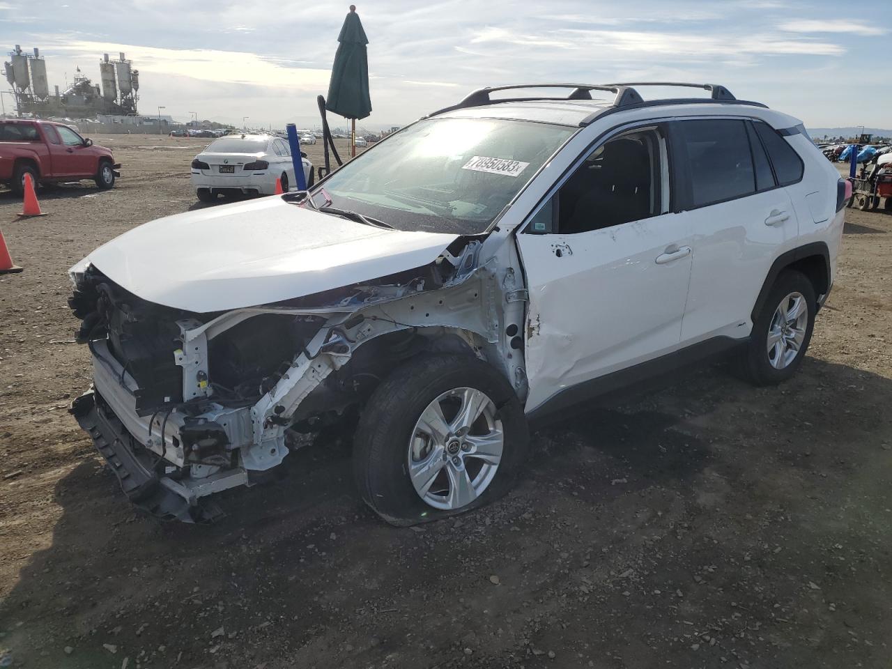 Image 1 of 2021 TOYOTA RAV4 XLE 2021 with VIN 4T3RWRFV6MU048052