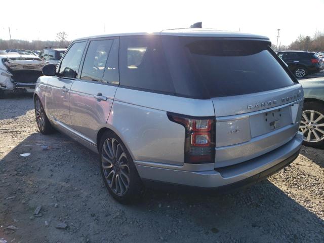 Изображение 2 2017 LAND ROVER RANGE ROVER HSE 2017 с VIN SALGS2FV5HA362914