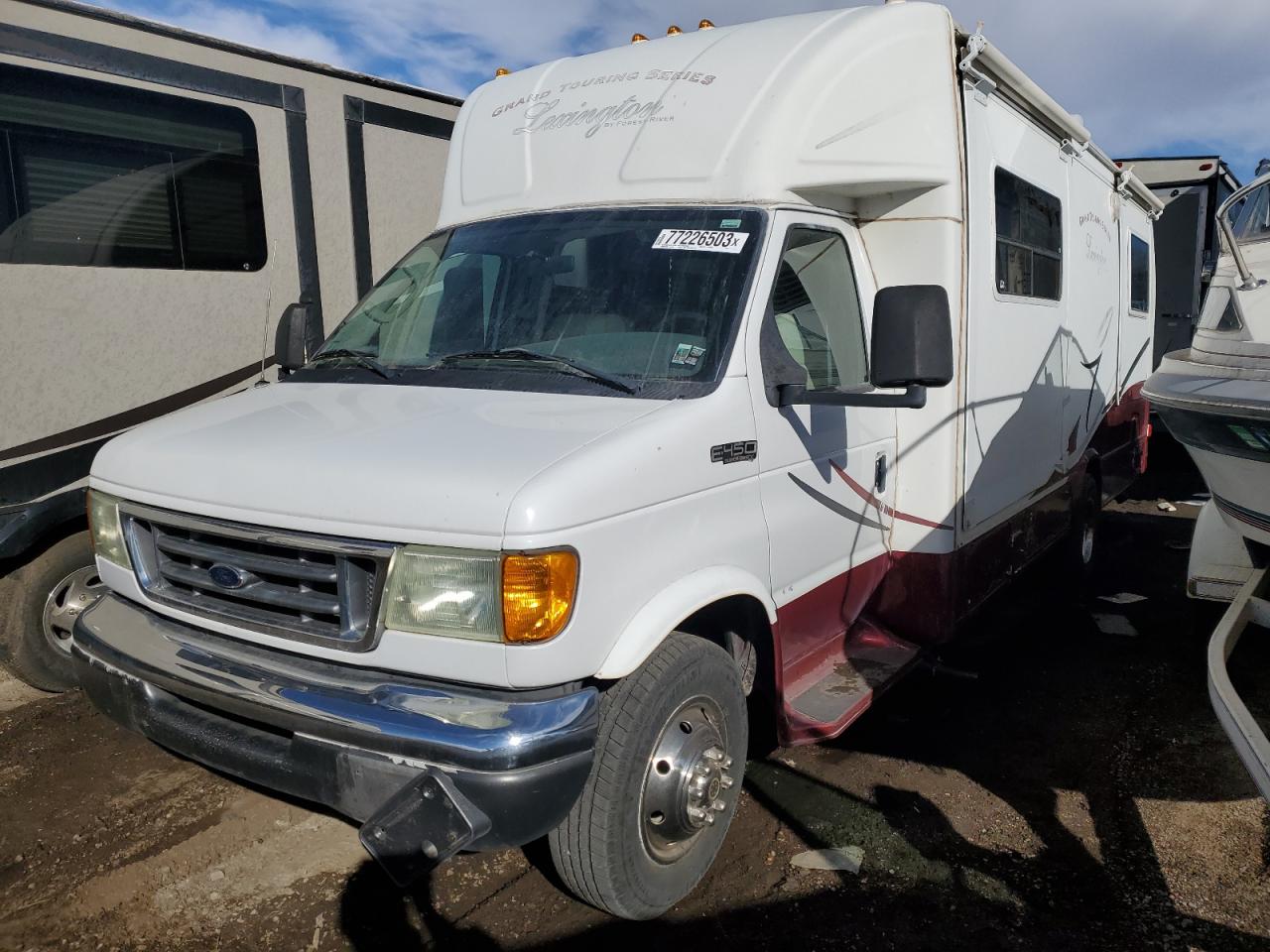 Image 1 of 2004 FORD ECONOLINE E450 SUPER DUTY CUTAWAY VAN 2004 with VIN 1FDXE45S74HA18502