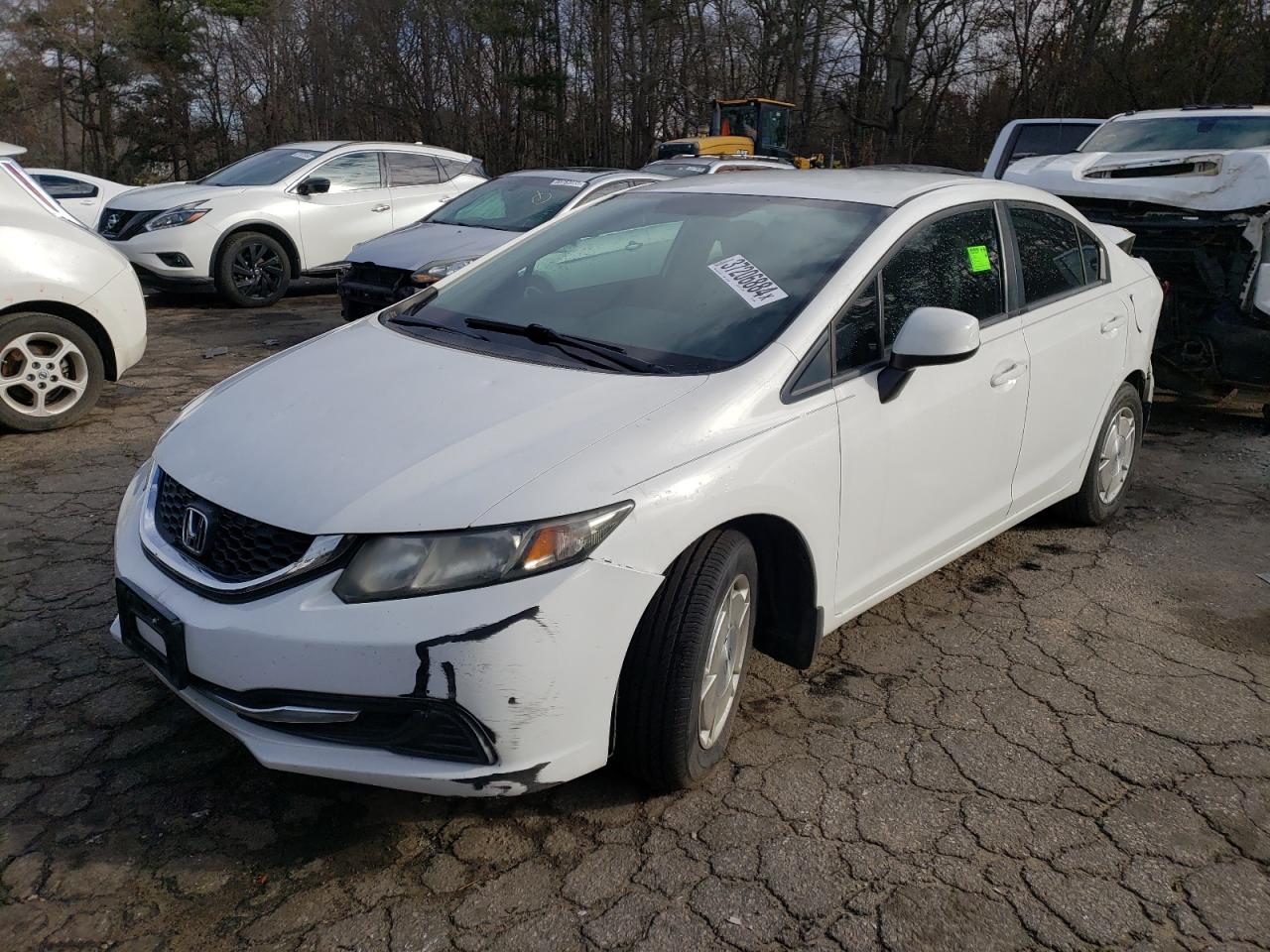 Image 1 of 2013 HONDA CIVIC HF 2013 with VIN 2HGFB2F65DH532620