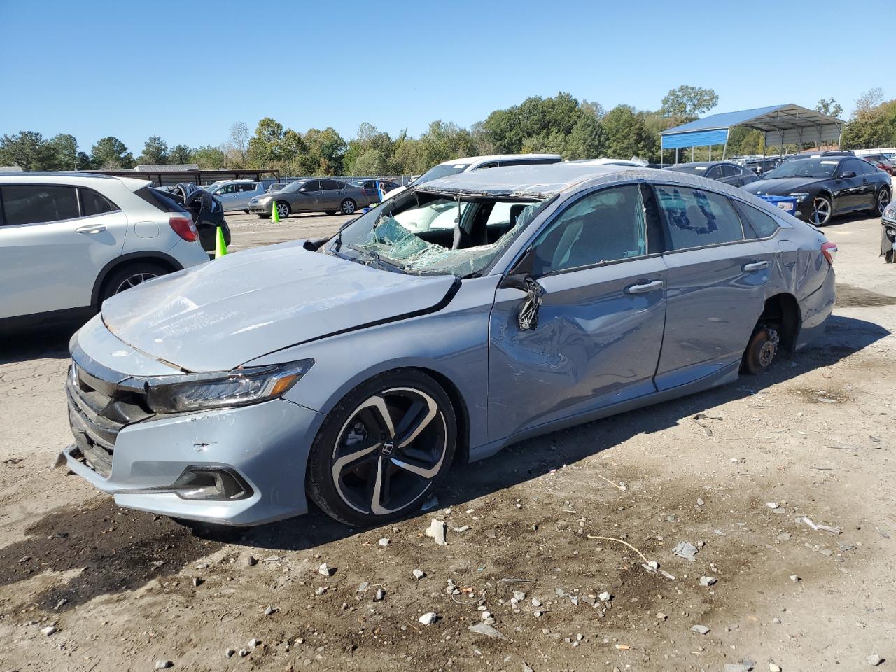 Изображение 1 2022 HONDA ACCORD SPORT 2022 с VIN 1HGCV1F34NA035813