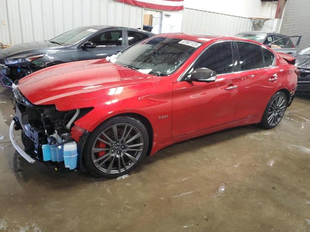 Image 1 of 2019 INFINITI Q50 RED SPORT 400 2019 with VIN JN1FV7AP1KM760498