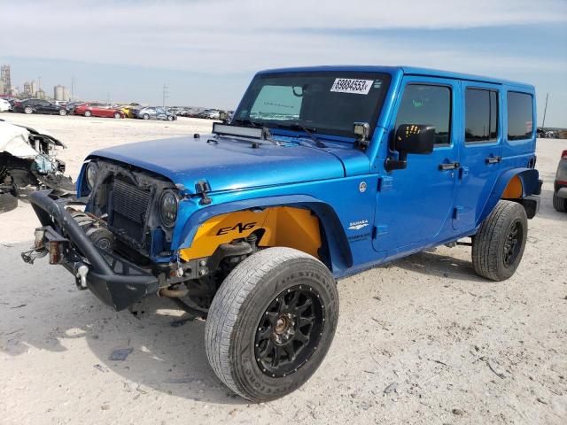 Image 1 of 2015 JEEP WRANGLER UNLIMITED SAHARA 2015 with VIN 1C4BJWEG4FL727910