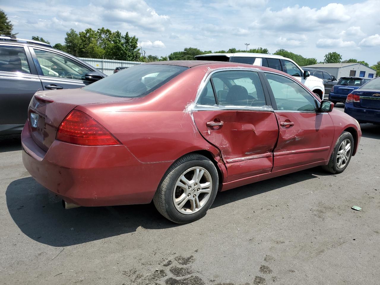 Изображение 3 2007 HONDA ACCORD SE 2007 с VIN 1HGCM56317A128429