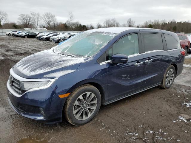 Image 1 of 2021 HONDA ODYSSEY EXL 2021 with VIN 5FNRL6H7XMB024672