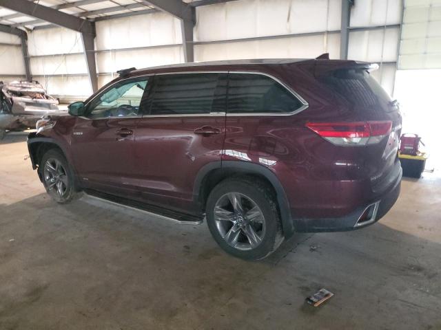 Image 2 of 2018 TOYOTA HIGHLANDER HYBRID LIMITED 2018 with VIN 5TDDGRFH8JS048309