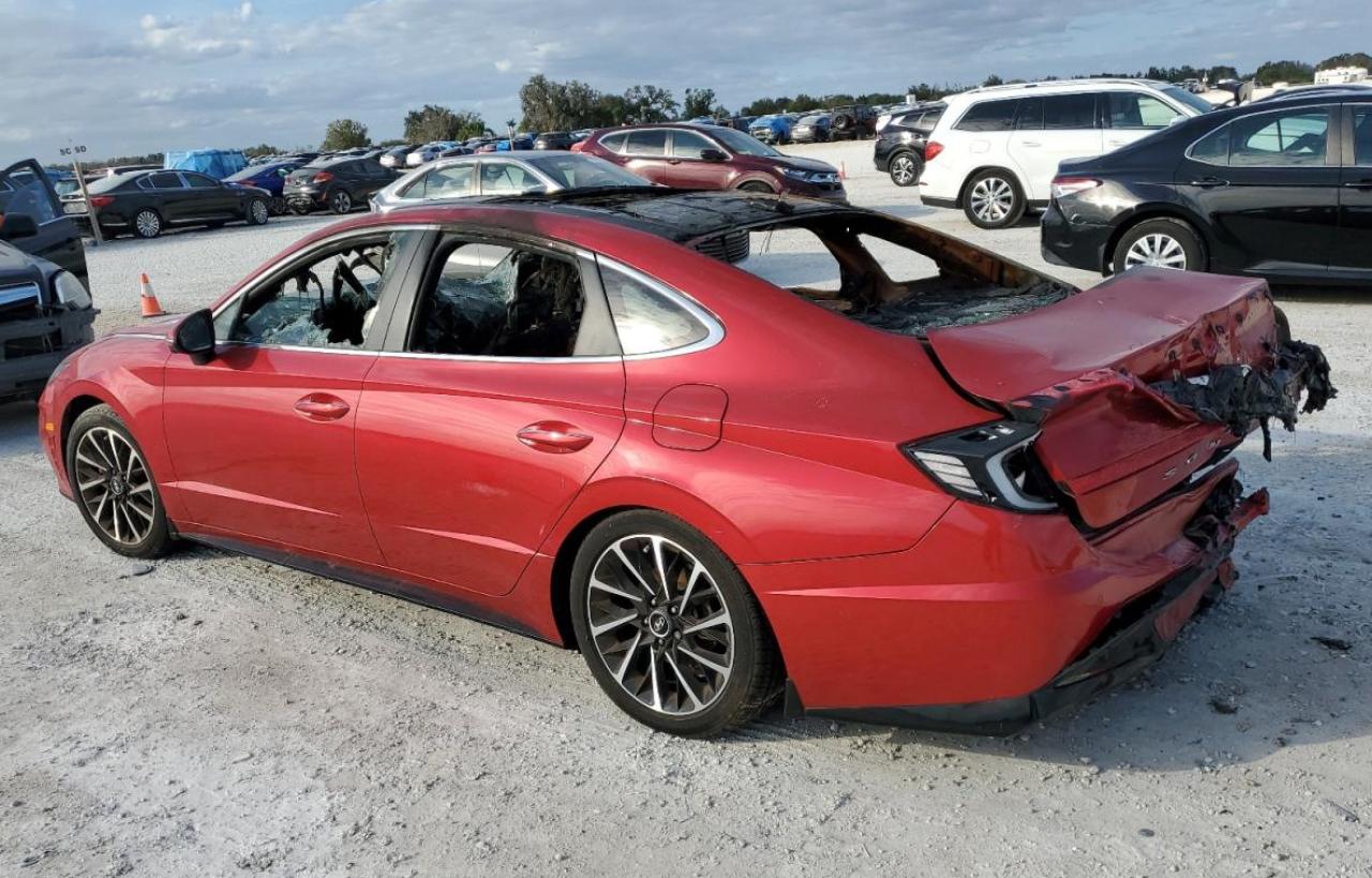Image 2 of 2021 HYUNDAI SONATA LIMITED 2021 with VIN 5NPEH4J20MH094234