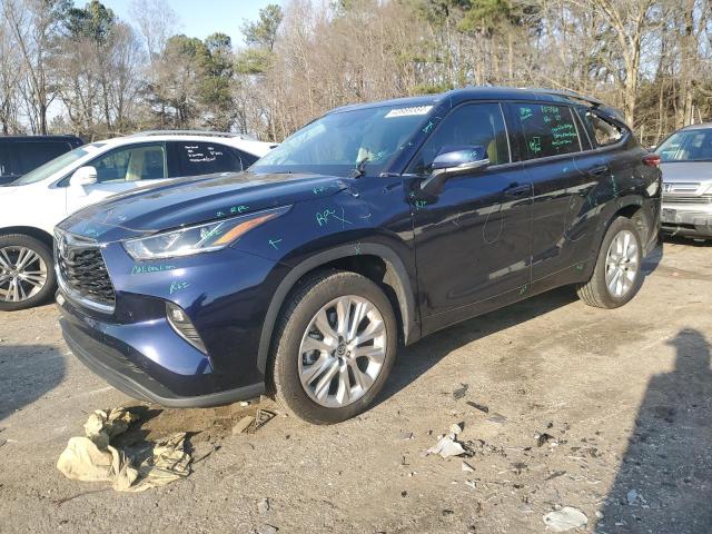 Image 1 of 2021 TOYOTA HIGHLANDER LIMITED 2021 with VIN 5TDYZRAH2MS535979