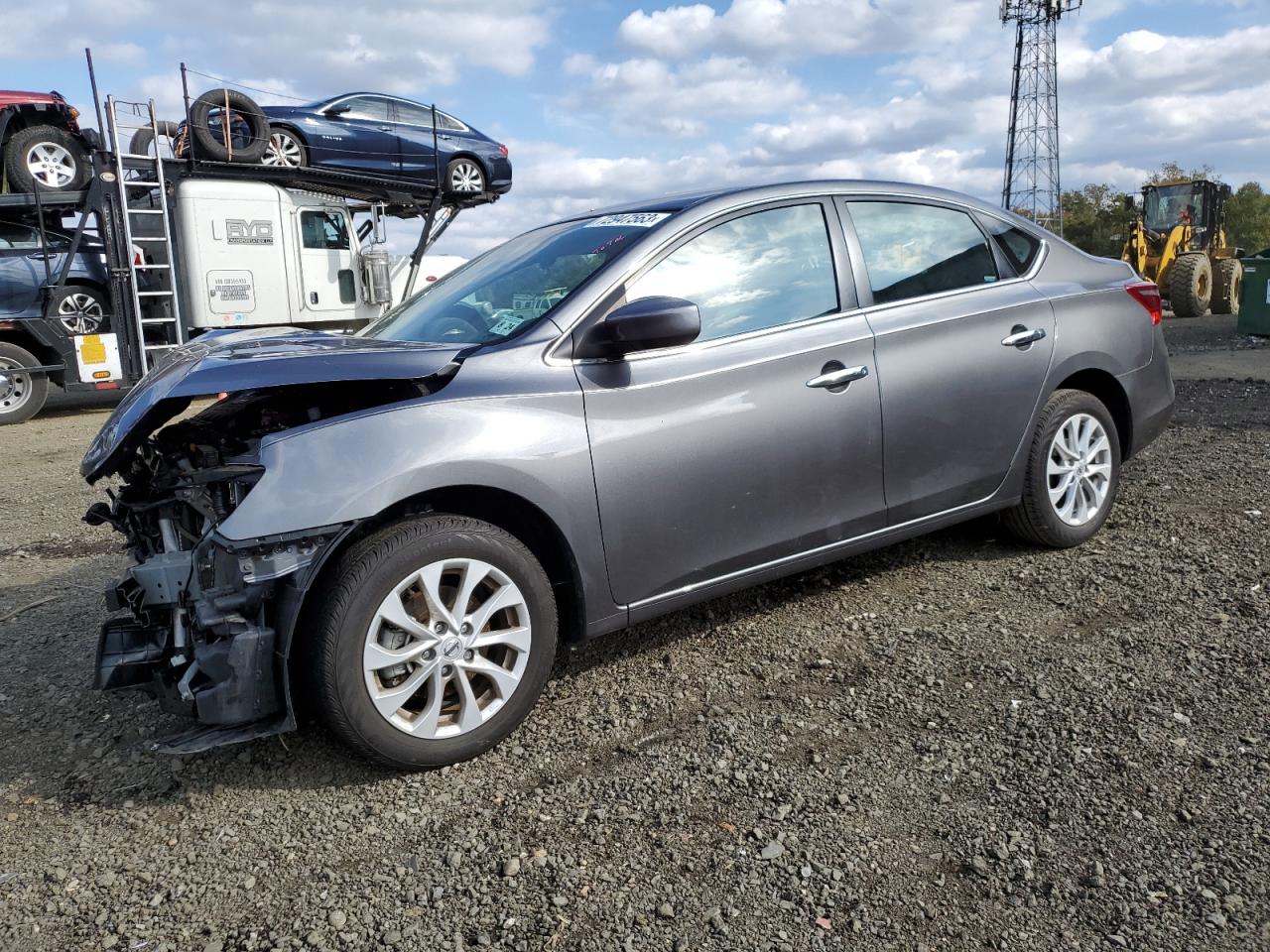 Image 1 of 2019 NISSAN SENTRA S 2019 with VIN 3N1AB7AP1KY361719
