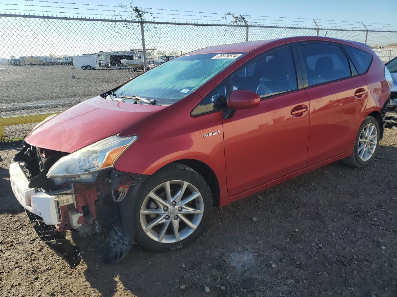 Image 1 of 2014 TOYOTA PRIUS V  2014 with VIN JTDZN3EU2E3326927