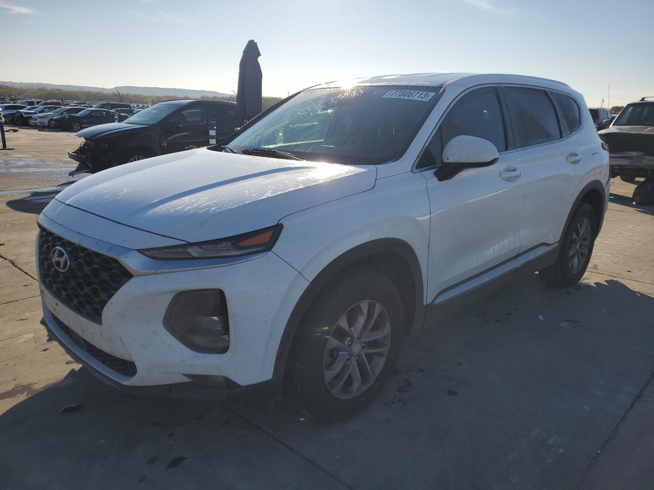 Image 1 of 2019 HYUNDAI SANTA FE SEL 2019 with VIN 5NMS3CAD0KH078820