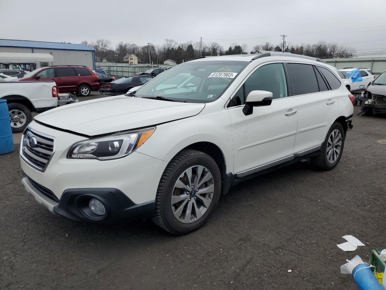 Image 1 of 2017 SUBARU OUTBACK TOURING 2017 with VIN 4S4BSETC8H3368499
