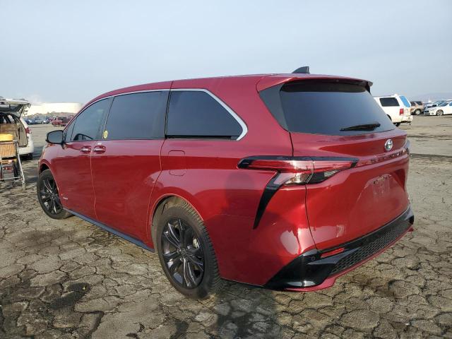 Image 2 of 2021 TOYOTA SIENNA XSE 2021 with VIN 5TDXRKEC6MS022929