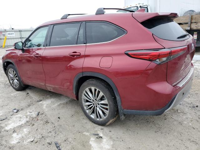 Изображение 2 2021 TOYOTA HIGHLANDER PLATINUM 2021 с VIN 5TDFZRBH0MS080264