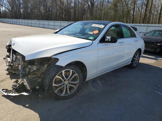 Image 1 of 2016 MERCEDES-BENZ C 300 4MATIC 2016 with VIN WDDWF4KB9GR150621