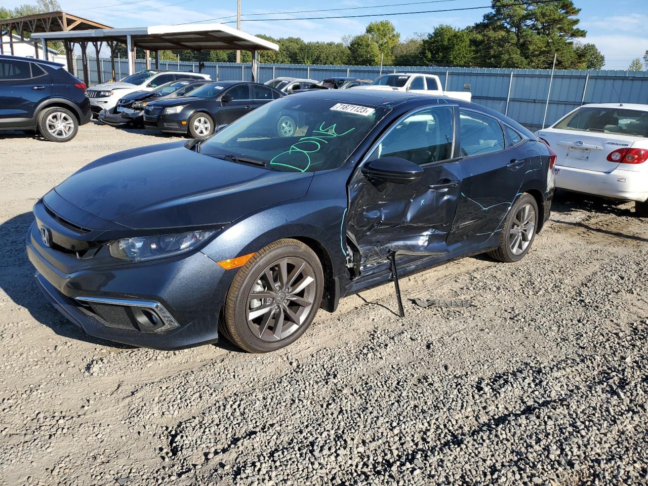 Image 1 of 2021 HONDA CIVIC EX 2021 with VIN 19XFC1F38ME012841