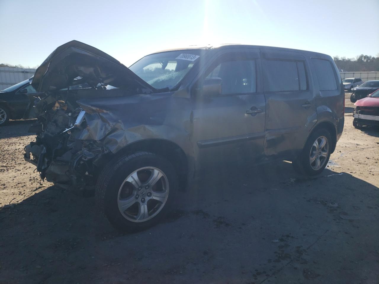 Image 1 of 2013 HONDA PILOT EXL 2013 with VIN 5FNYF4H57DB044187