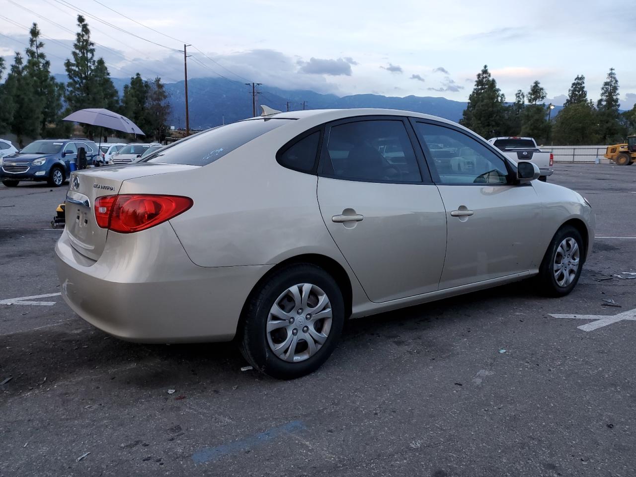 Image 3 of 2010 HYUNDAI ELANTRA BLUE 2010 with VIN KMHDU4AD6AU122057