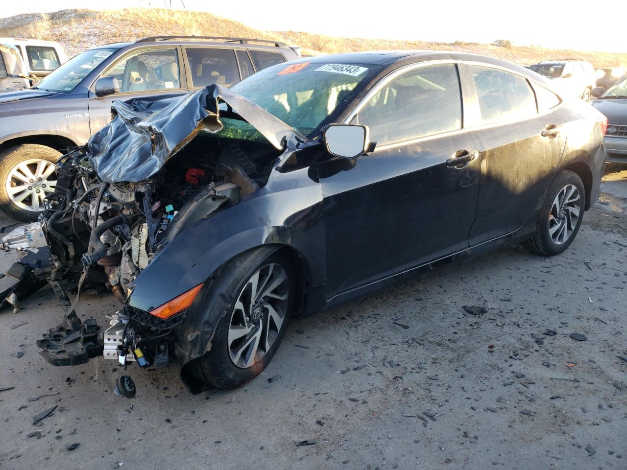 Image 1 of 2018 HONDA CIVIC EX 2018 with VIN 2HGFC2F77JH502486