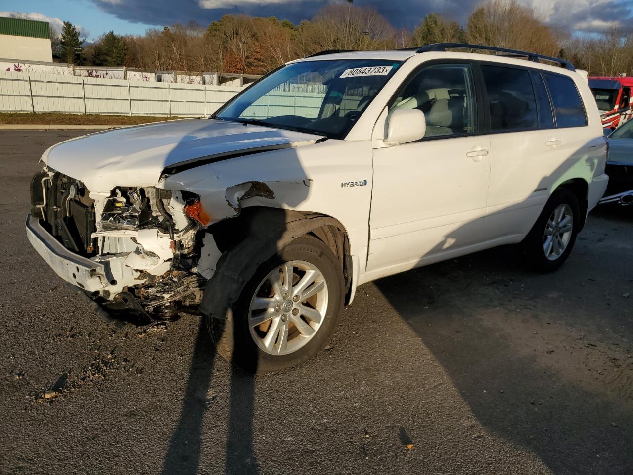 Изображение 1 2006 TOYOTA HIGHLANDER HYBRID 2006 с VIN JTEEW21A260019595
