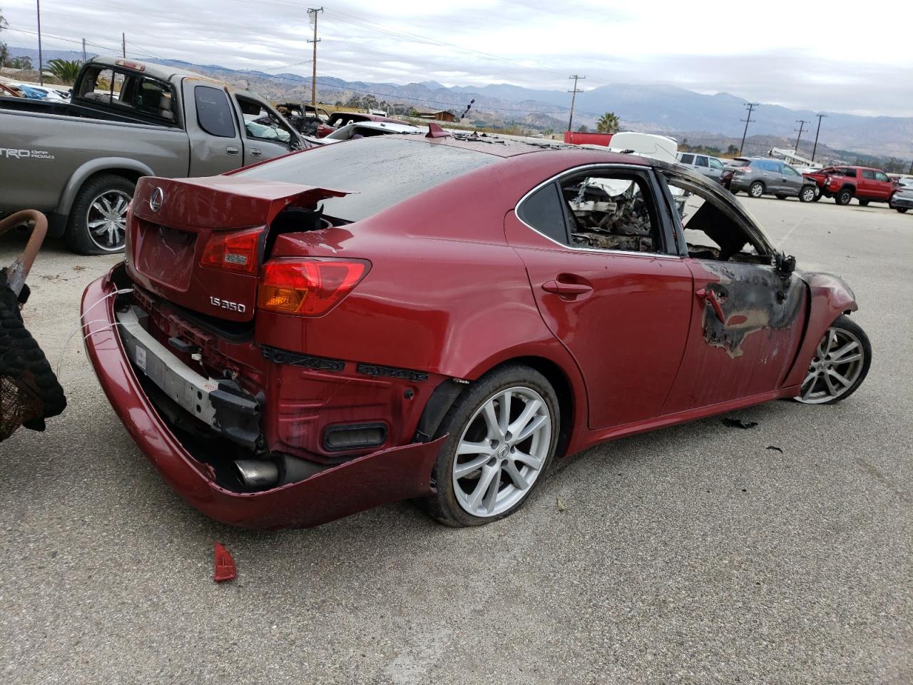 Изображение 3 2007 LEXUS IS 350 2007 с VIN JTHBE262175016850