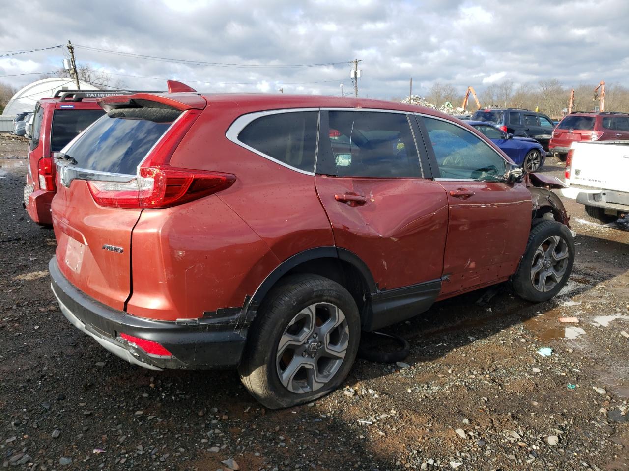 Image 3 of 2018 HONDA CR-V EX 2018 with VIN 2HKRW2H59JH659037