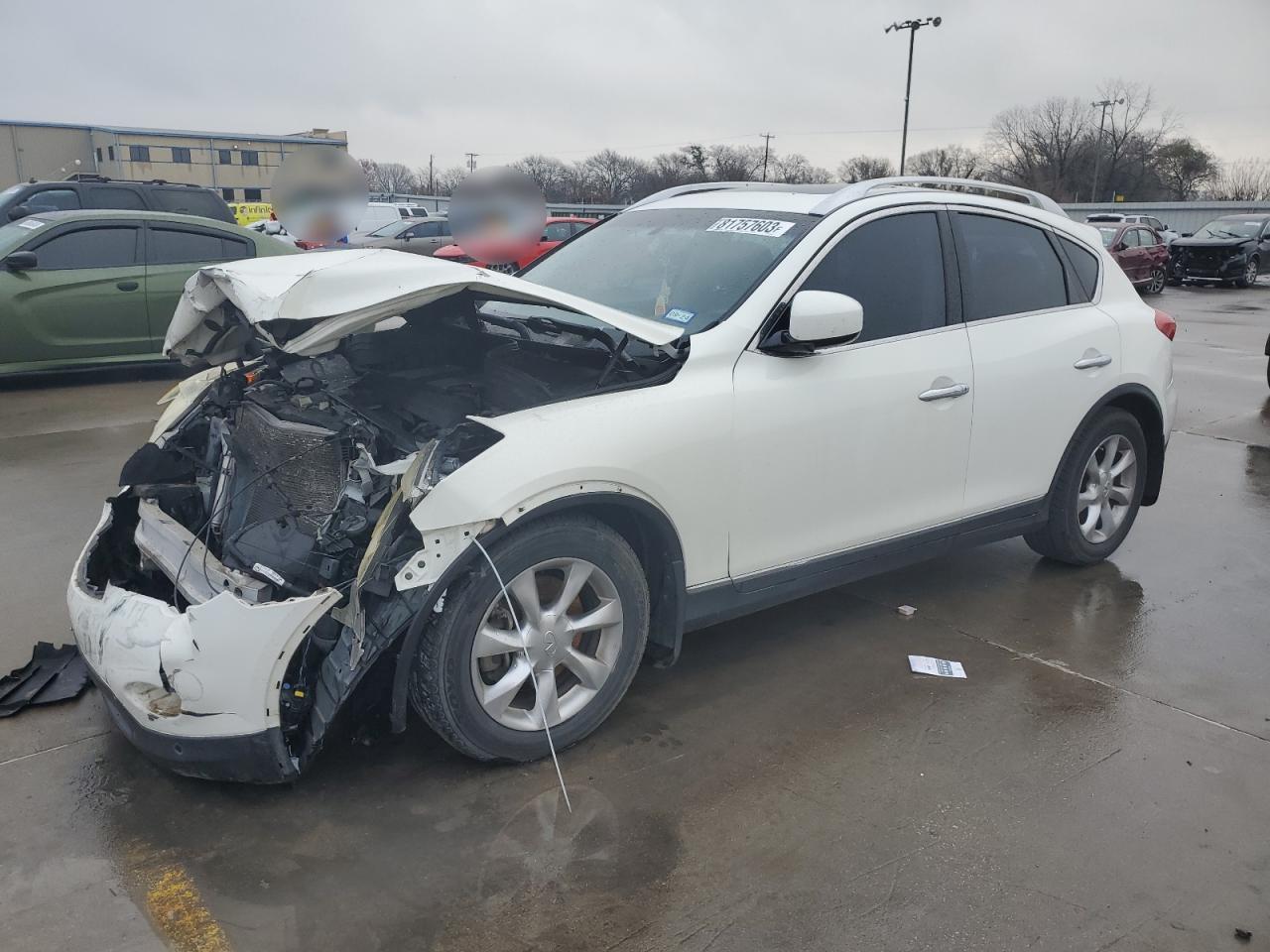 Image 1 of 2008 INFINITI EX35 BASE 2008 with VIN JNKAJ09E98M304107