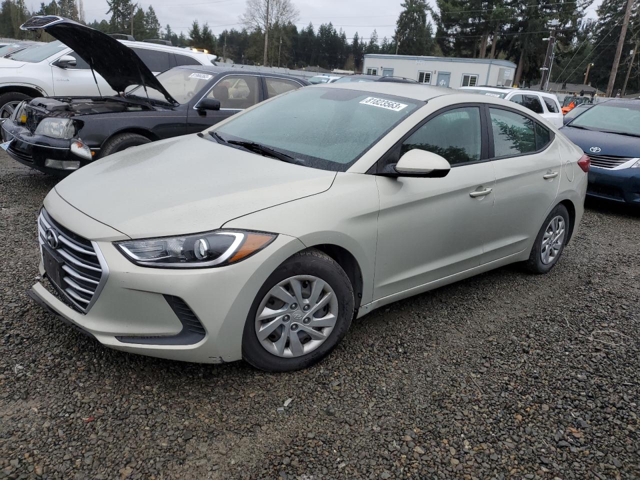 Image 1 of 2017 HYUNDAI ELANTRA SE 2017 with VIN KMHD74LF8HU092480