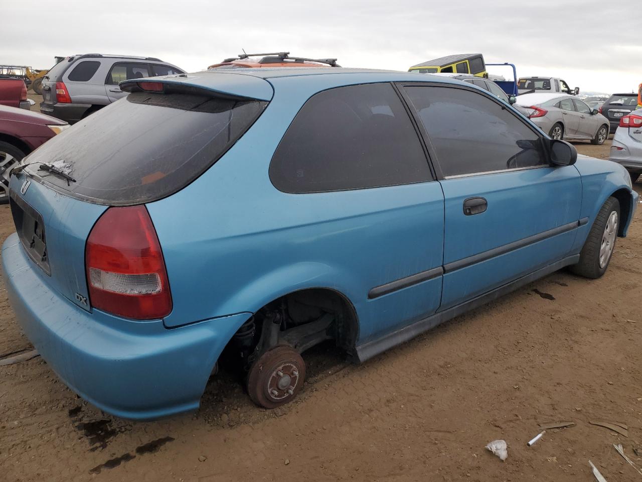 Image 3 of 1999 HONDA CIVIC DX 1999 with VIN 2HGEJ6340XH101955