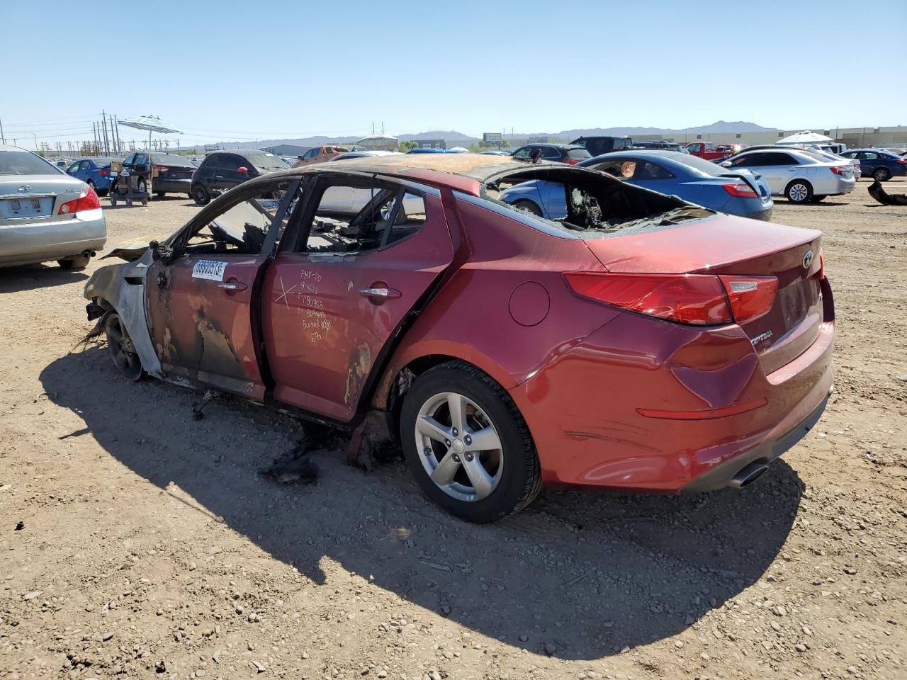 Obraz 2 z 2014 KIA OPTIMA LX 2014 z VIN 5XXGM4A75EG337940
