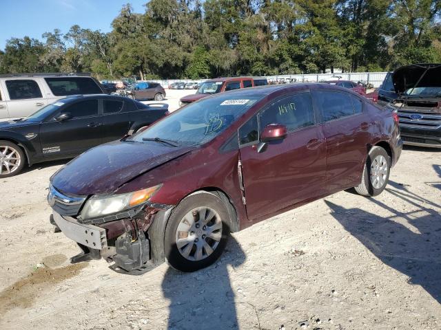 Image 1 of 2012 HONDA CIVIC LX 2012 with VIN 19XFB2F52CE099533