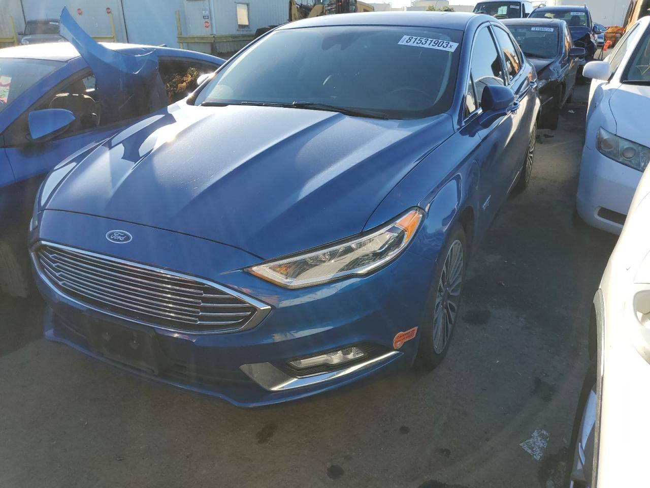 Изображение 1 2017 FORD FUSION TITANIUM PHEV 2017 с VIN 3FA6P0SU2HR312828