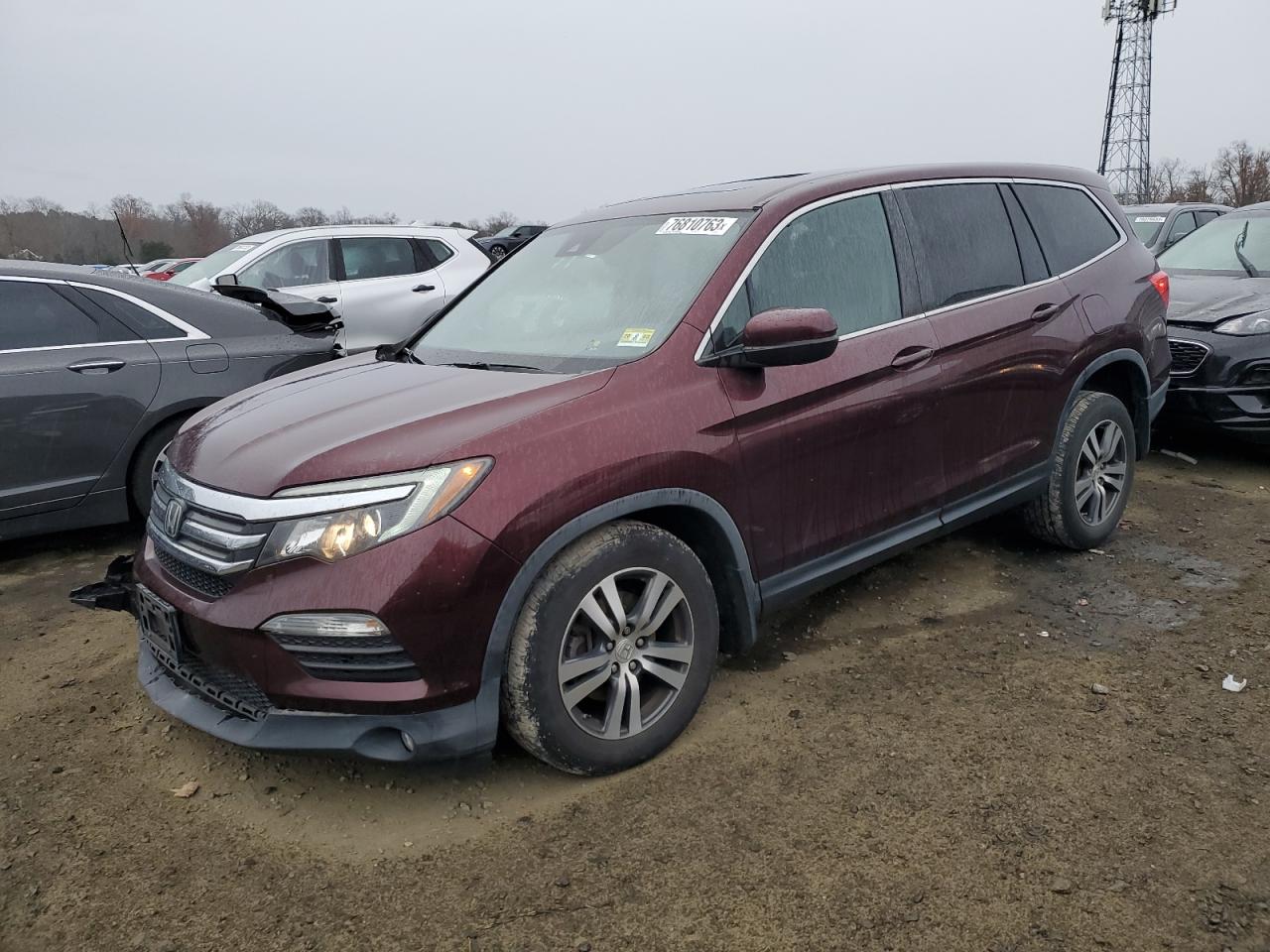 Image 1 of 2016 HONDA PILOT EXL 2016 with VIN 5FNYF6H6XGB098348