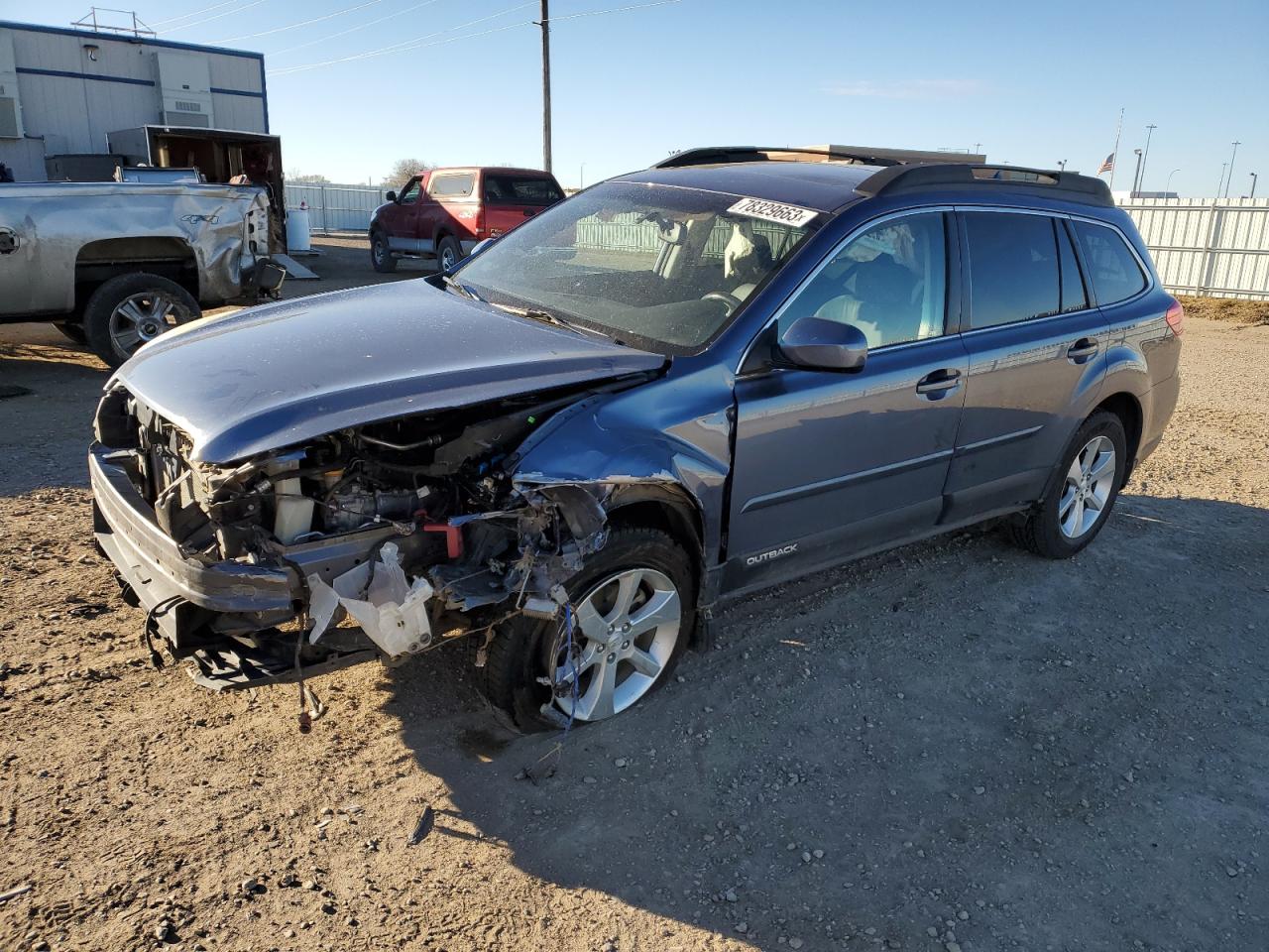 Image 1 of 2014 SUBARU OUTBACK 2.5I LIMITED 2014 with VIN 4S4BRCLC1E3314909
