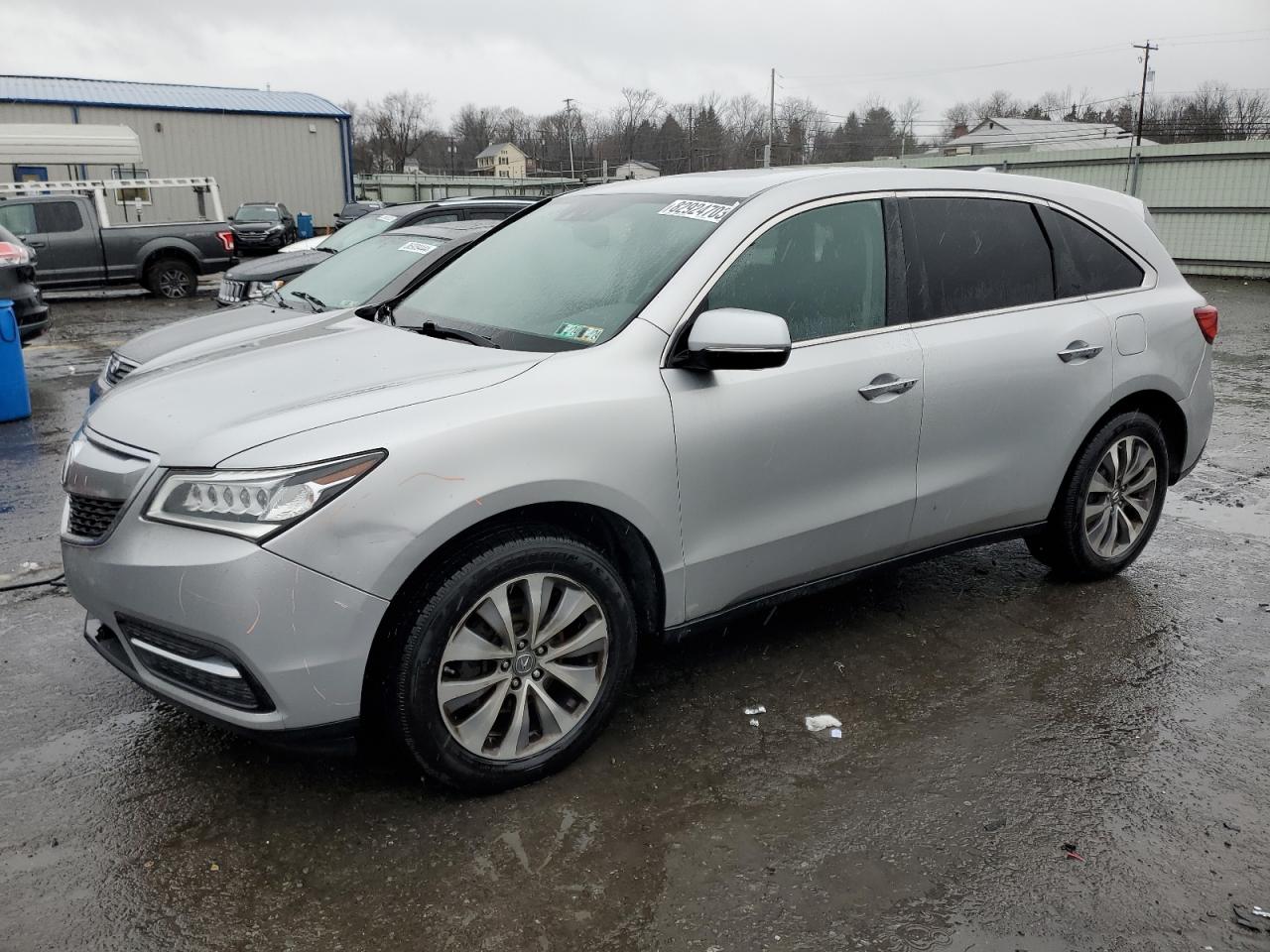 Image 1 of 2014 ACURA MDX TECHNOLOGY 2014 with VIN 5FRYD4H4XEB008409