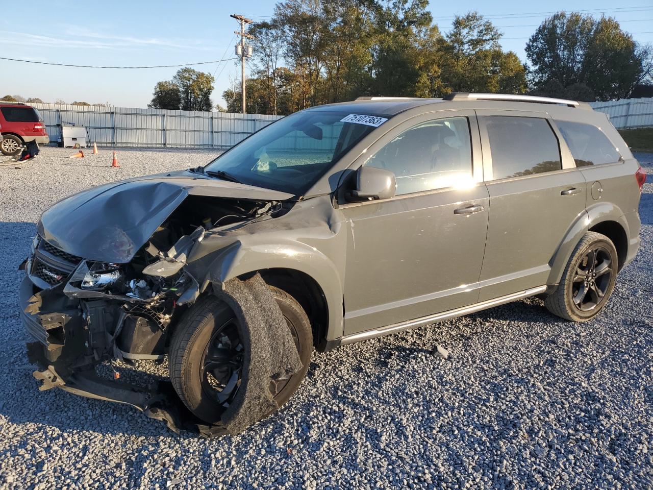 Image 1 of 2020 DODGE JOURNEY CROSSROAD 2020 with VIN 3C4PDCGB8LT271505