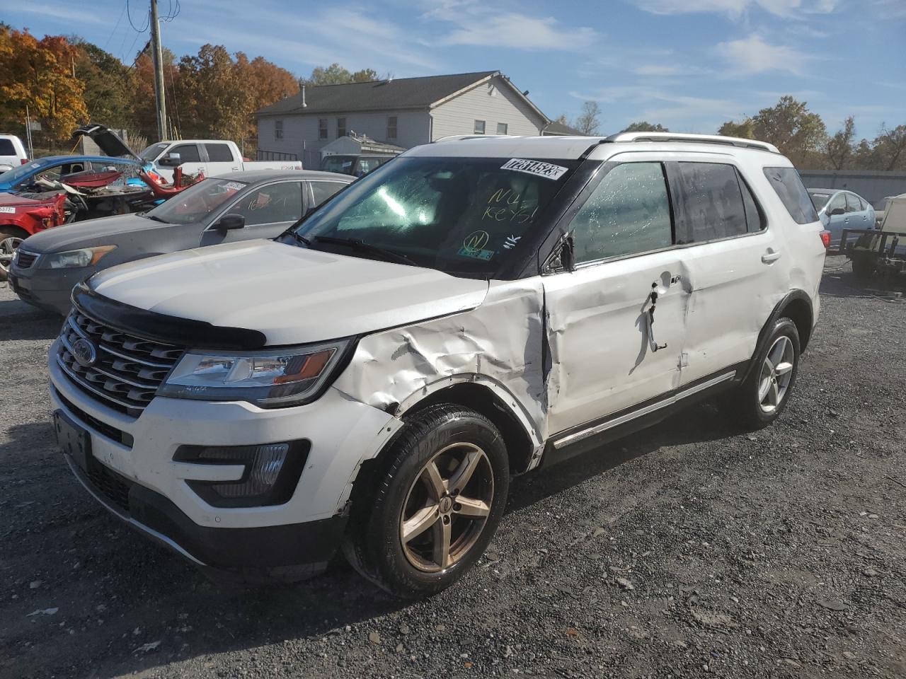 Image 1 of 2016 FORD EXPLORER XLT 2016 with VIN 1FM5K8D80GGA41871